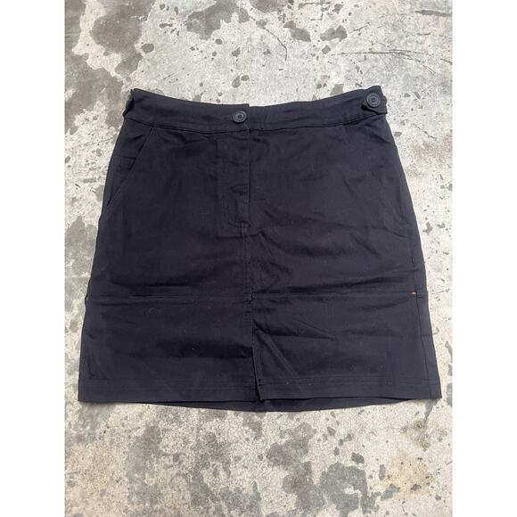 EUC Wildfang Women Small The Essential Work Straight Mini Skirt Black - Picture 1 of 6